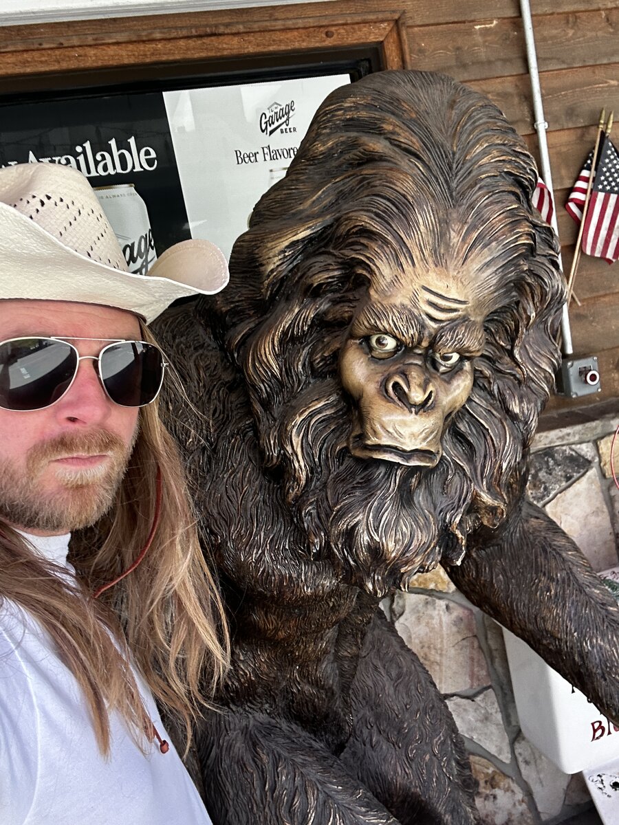 Bigfoot statue
